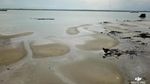 Potret Tumpahan Minyak di Teluk Balikpapan dari Udara
