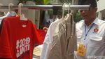 Foto: Aneka Kaus #2019GantiPresiden yang Dijual di Rakernas Gerindra