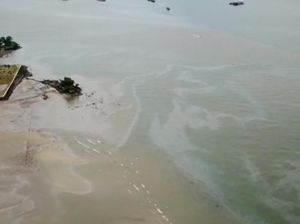 Ini Perkiraan Luas Pantai Balikpapan yang Tekontaminasi Minyak