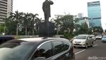 Penampakan Patung Jenderal Sudirman yang Bolong