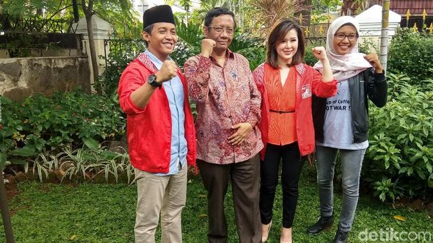  Mahfud MD bertemu pengurus PSI, Kamis (5/4/2018)