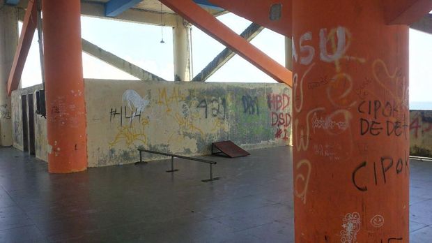 Terbengkalai, Begini Penampakan Gedung Shelter Tsunami di Banten
