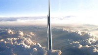 Begini tampilan menara tersebut setelah rampung nanti. Istimewa/CNN.