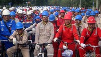 Dengan kegiatan ini diharapkan dapat membentuk kebersamaan dan menjalin kerjasama yang baik dengan tagline Bike To Work yang sehat, senang, muda serta lestari.