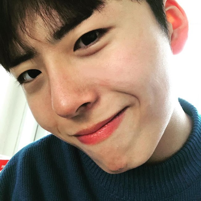 Mata, hidung, dan bibirnya memang terlihat seperti Park Bo Gum. Foto: Instagram