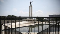 Undakan yang digadang-gadang seperti amphitheater ini nantinya dapat digunakan untuk fashion show.