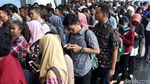Pencari Kerja di Indonesia Career Expo Membludak