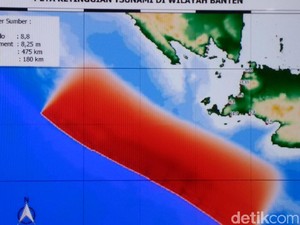 PVMBG Buat Kajian Tsunami di Pandeglang, Hasilnya Beda dengan BPPT