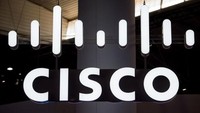 Garis-garis mirip sinyal di logo Cisco ternyata merepresentasikan Jembatan Golden Gate di San Francisco, kota tetangga San Jose yang jadi markas Cisco. Istimewa/CNN.