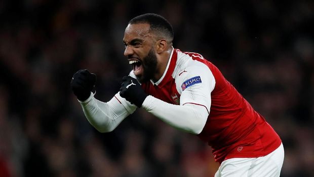 Alexandre Lacazette menyumbang dua gol saat Arsenal menang 4-1 atas CSKA.