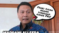 Ketua DPP PKS Mardani Ali Sera menyebut tudingan Fahri soal sapu bersih loyalis Anis Matta hanya angin lalu karena Fahri sudah tidak lagi dianggap sebagai kader oleh PKS.