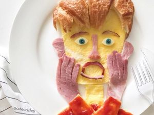 Ibu Ini Membuat Karya Seni Cantik dengan Media Roti untuk Anaknya