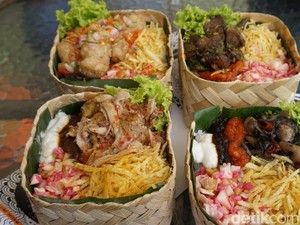 Hoo Hah Box: Sedap Mantap! Lidah Sapi Cabe Hijau dan Cumi Hitam Dalam Besek