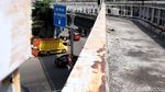 JPO Latumenten, Berkarat dan Jadi Tempat Jemur Pakaian