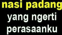 Disaat lagi patah hati, ternyata bener juga ya. Cuma nasi padang yang ngerti perasaan aku saat ini. Hayo, jangan baper. Foto: Istimewa
