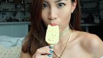 Begini Aksi Patricia Gouw, Model Cantik Nan Kocak Saat Makan!