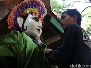 Mengintip Sarangnya Ondel-ondel di Jakarta