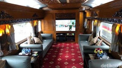 Mewah, Begini Potret Kereta Wisata yang Disewa Jokowi
