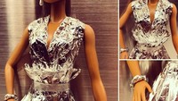 Lewat akun Instagram jianyang1979, Jian membagikan kreasinya. Kali ini Barbie dengan baju aluminium foil. Kami masak makan malam. Foil-nya tidak kotor. Jadi saya buat ini, tulis Jian. Foto: Instagram jianyang1979