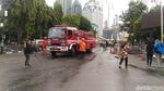 Foto: Kebakaran di Gedung SDM Polda Metro Jaya