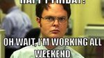 10 Meme Kocak Harus Kerja Saat Weekend