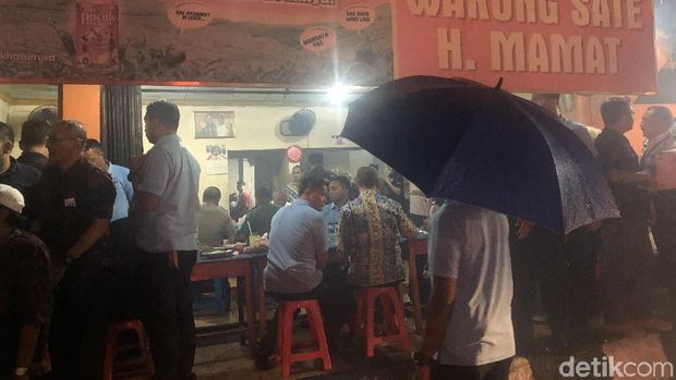 Warung sate kambing tempat Jokowi santap malam