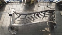 Bentang jembatan ini sudah selesai dicetak memakai printer 3D. MX3D/Istimewa.