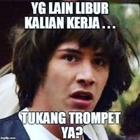 Meme kerja saat weekend