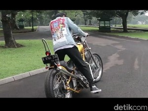 Sebelum Dibeli Jokowi, Chopper Emas Sempat Dipamerkan Hingga ke Jepang
