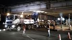 Malam-malam, Kereta MRT Diangkut dari Tanjung Priok ke Lebak Bulus