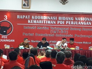 Luhut dan Airlangga Hadiri Rapat Bidang Kemaritiman PDIP