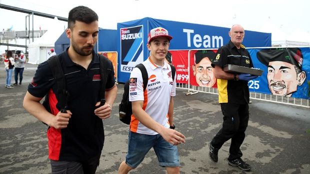 Marc Marquez berharap bisa berdamai dengan Valentino Rossi jelang balapan MotoGP Amerika Serikat.