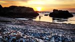 Foto: Sungguhan Ada, Ini Pantai Berpasir Kaca