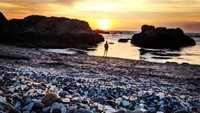 Dulu, pantai ini menjadi tempat pembuangan sampah penduduk Fort Bragg. Sampah dapur, peralatan kaca dan apa saja dibuang di sini. Akhirnya pemerintah menutup pantai penuh sampah ini untuk dibersihkan pada 1960an (mcpuddin/Instagram)