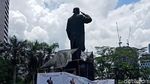 Penampakan Patung Jenderal Sudirman yang Tak Lagi Bolong