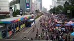 Detik-detik Warga Panik di CFD Thamrin dengar Teriakan Gedung Roboh