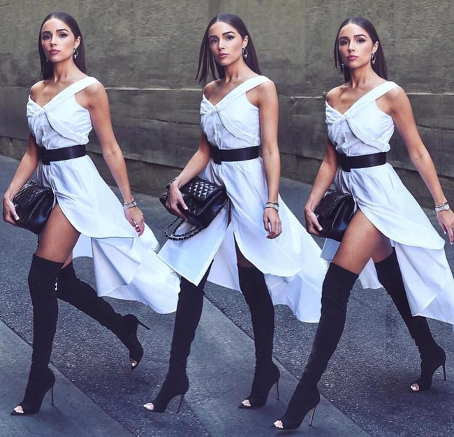 Olivia Culpo termasuk wanita yang rela melakukan perawatan mahal demi menjaga kecantikan wajah dan tubuhnya. Dia mengaku melakukan perawatan bernama Coolaser agar kulitnya selalu sehat dan cantik. Foto: Dok. Instagram