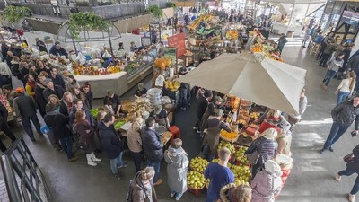 Begini Nih Ramainya Danilovsky Market, Pasar Modern Terbaik di Rusia