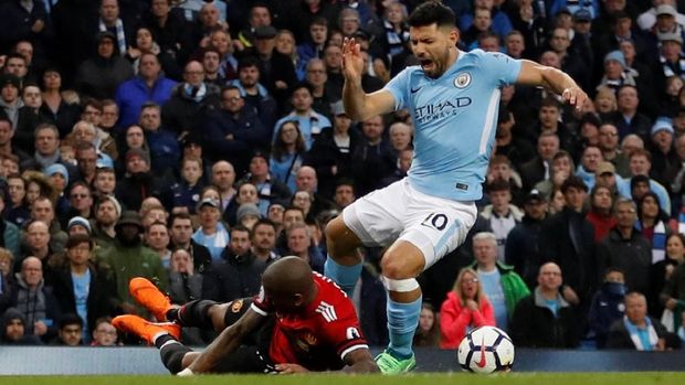 Sergio Aguero merasa kesakitan usai turun di derby Manchester.