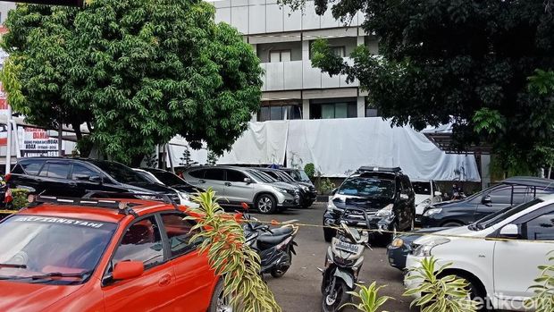 Kondisi Gedung SDM Polda Metro Sehari Setelah Kebakaran