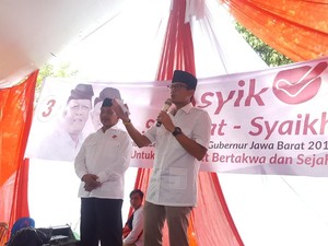 Sandiaga Jamin Sudrajat-Syaikhu Adopsi OK OCE di Depok