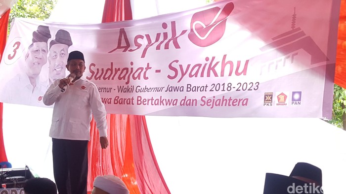 Posisi 3 Survei Indo Barometer, Sudrajat: Saya Pendatang Baru