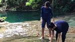 Foto: Maudy Koesnaedi & Air Terjun Favorit Putri Diana