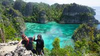 Dua peserta #tiketkemanapun (Shinta/detikTravel)