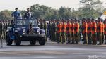Suasana Upacara HUT ke-72 TNI AU di Lanud Halim