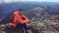 Marquez mendaki Pic De Coma Pedrosa, suatu pegunungan di Andorra (marcmarquez93/Instagram)