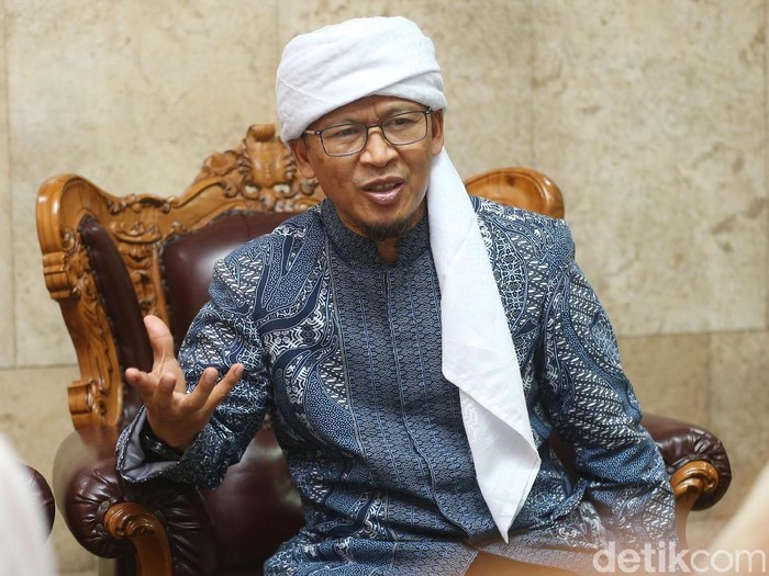 detikcom melakukan wawancara khusus dengan Abdullah Gymnastiar atau Aa Gym di Masjid Istiqlal, Jakarta, Minggu (8/4/2018).