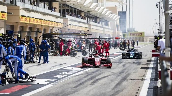 Sean Gelael finis di posisi ke-16 dalam sprint race di Bahrain (Foto: Dokumentasi Pertamina Prema Theodore Racing) Sean Gelael finis di posisi ke-16 dalam sprint race di Bahrain (Foto: Dokumentasi Pertamina Prema Theodore Racing)