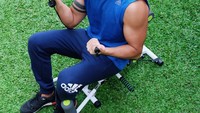 Biasanya Rian pergi ke gym, dan beberapa kali terlihat nge-gym bareng dengan teman artis lainnya. Foto: Instagram @rianibram