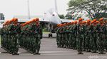 Suasana Upacara HUT ke-72 TNI AU di Lanud Halim